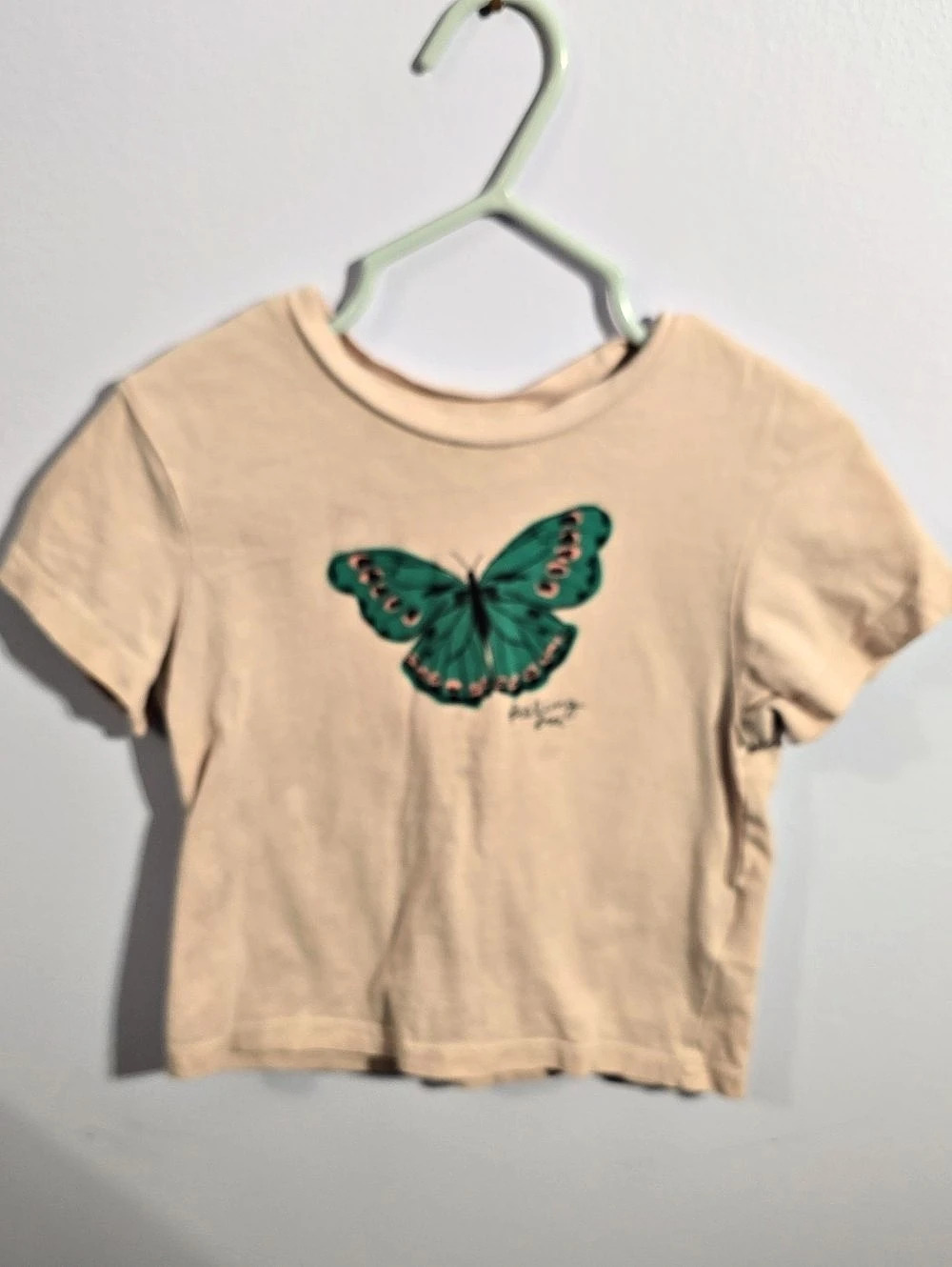 Butterfly Signature Cotton Crop Top
